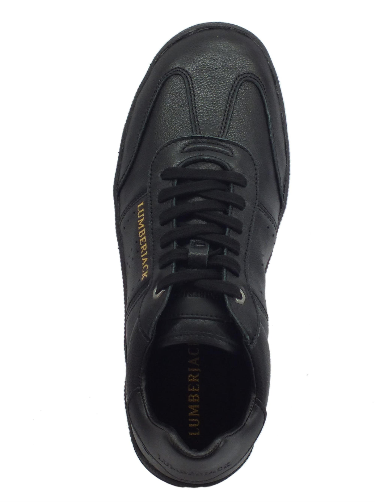 Lumberjack Lumberjack Summer Chuck SM59005-001 CB001 Black scarpe sportive per uomo in pelle nera Black