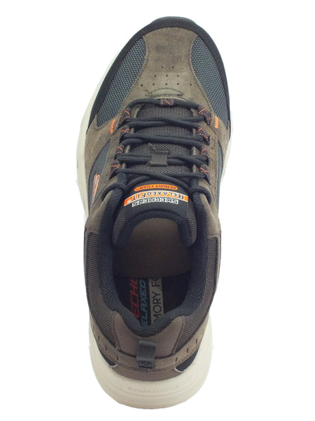 Skechers Skechers Outdoor 51893/CHBK Oak Canyon Chocolate Black Scarpe Uomo tessuto e pelle Chocolate Black