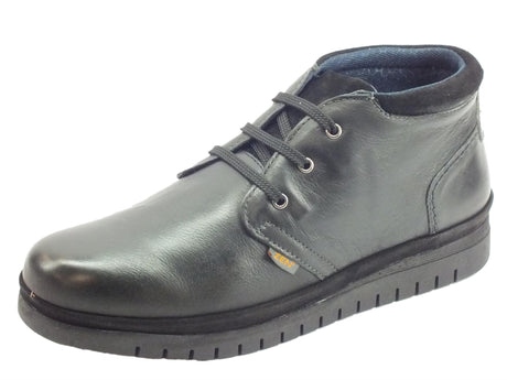 Zen Zen 978043 Nero Scarponcini uomo in pelle sottopiede memory Nero