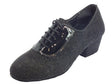 Vitiello dance shoes Scarpa da donna per allenamento ballo tessuto jam nero tacco 40 nero
