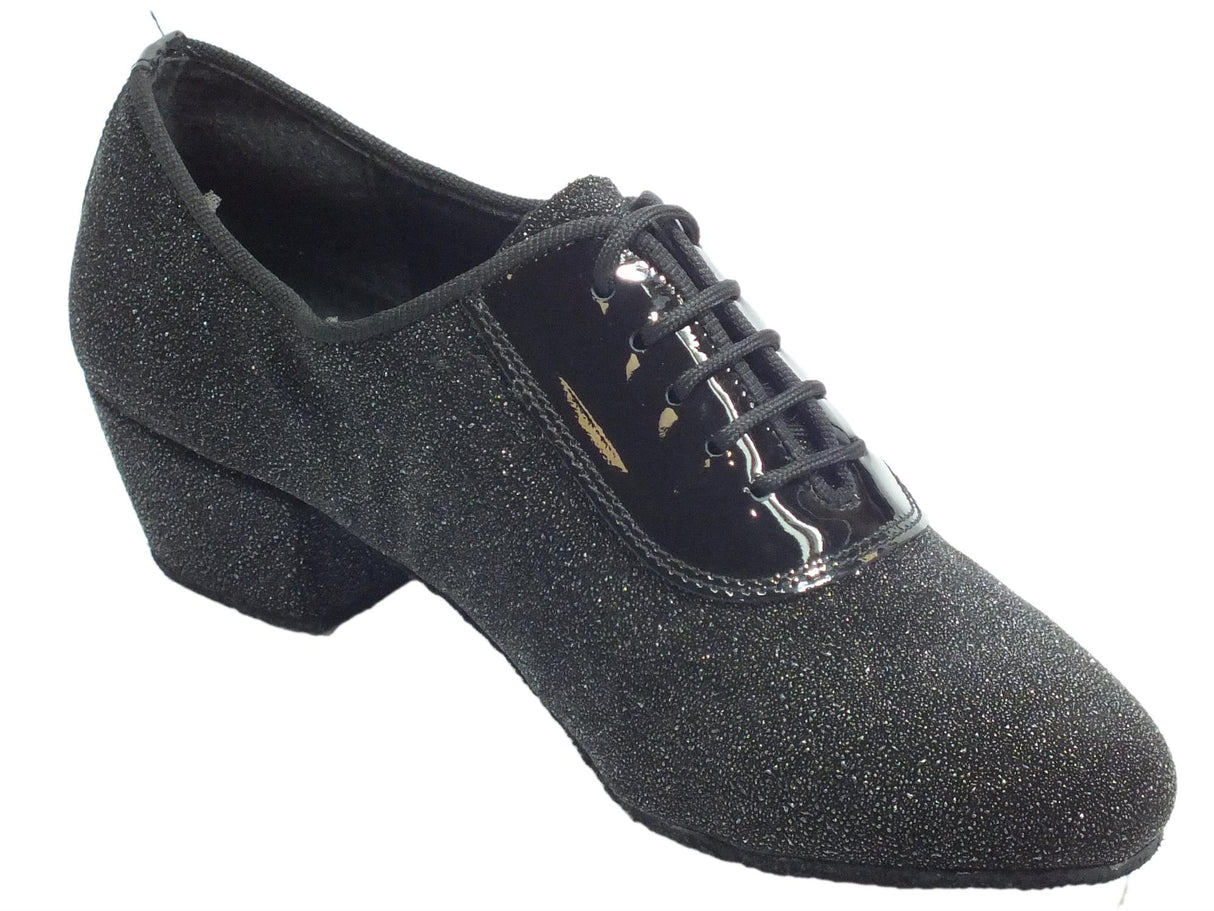 Vitiello dance shoes Scarpa da donna per allenamento ballo tessuto jam nero tacco 40 nero