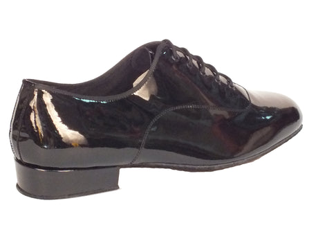 Vitiello dance shoes Scarpa da uomo per spettacolo da sala in vernice nero nero