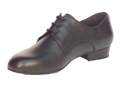 Vitiello dance shoes Scarpa da ballo per ragazzo in pelle nera Nero