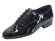 Vitiello dance shoes Scarpa da uomo per ballo standard in vernice nero Nero